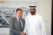 الرئيس السنيورة مودعا السفير الاماراتي